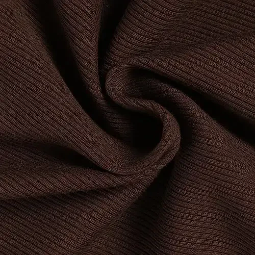 PALINDA Women's Short Sleeves Ribbed Fitted Shirt Basic V Neck Slim T Shirt Tops - 3