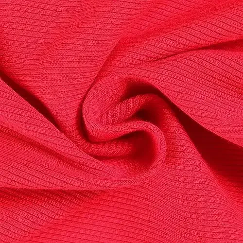 PALINDA Women's Short Sleeves Ribbed Fitted Shirt Basic V Neck Slim T Shirt Tops - 3