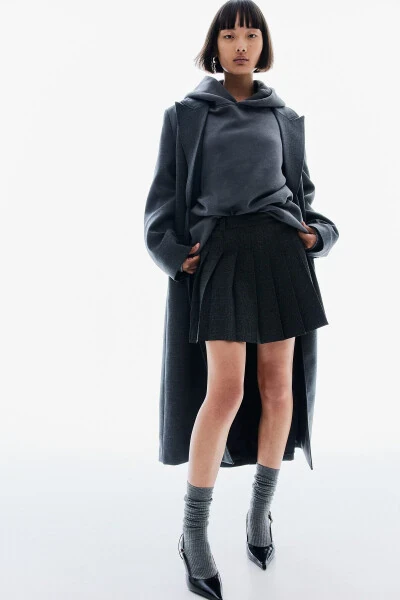 Пальто с однобортным воротником - H&M