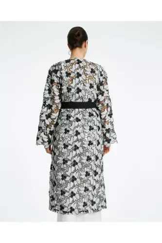 Пальто женское черное Serpil 38416 - 4