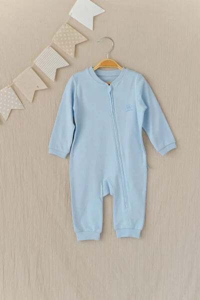 Pambuliq Organic 100% Cotton Zippered Footed Jumpsuit - MILD CLOTH