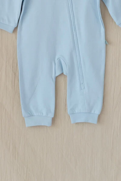 Pambuliq Organic 100% Cotton Zippered Footed Jumpsuit - 3