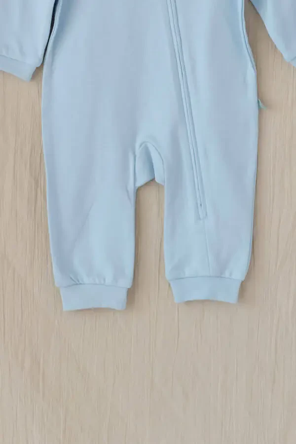 Pambuliq Organic 100% Cotton Zippered Footed Jumpsuit - 3