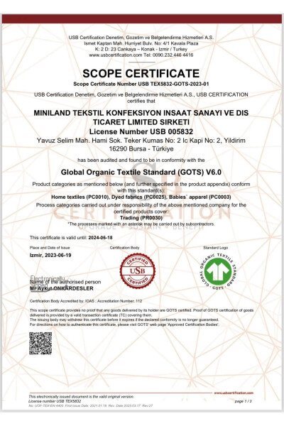 Pambuliq Organic 100% Cotton Zippered Footless Romper - MILD CLOTH (1)