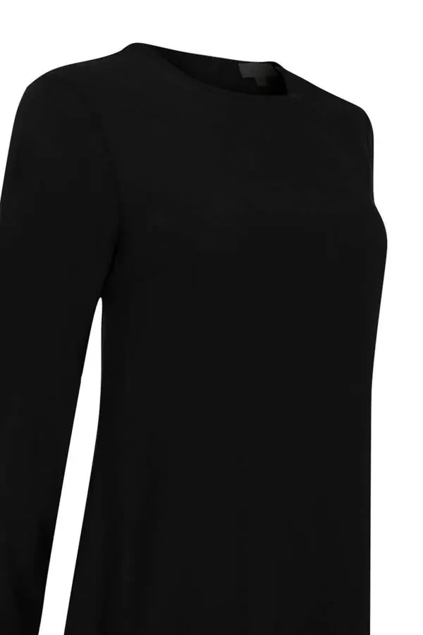 Cotton Jüpon Tunik-Siyah - 2