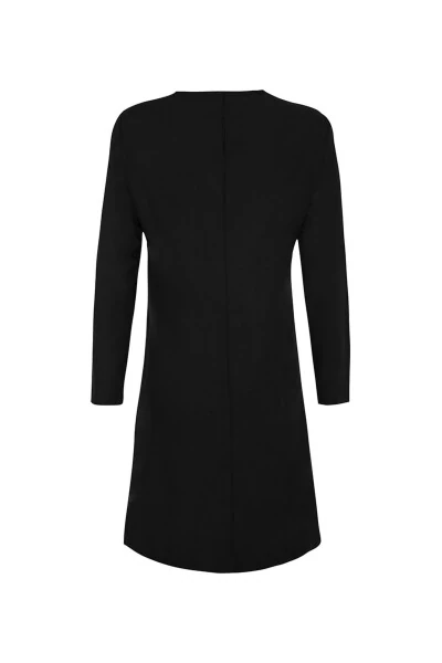 Cotton Jüpon Tunik-Siyah - 3