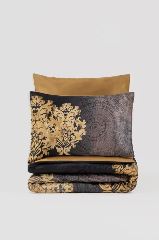 Cotton Box Çift Kişilik Saten Nevresim Takımı Jadira Bej - 3