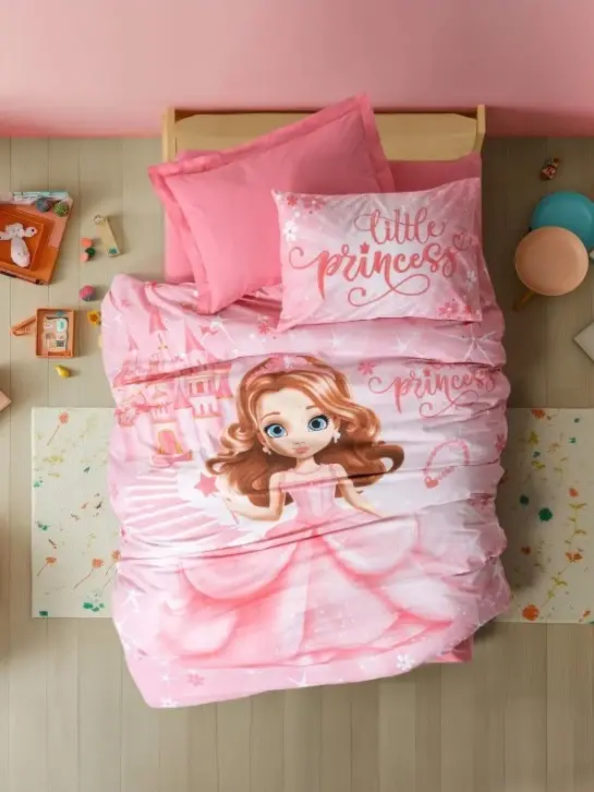 Cotton Box Genç Ranforce Nevresim Takımı Tek Kişilik Gimbiya Pembe - NEVRESIMDUNYASI