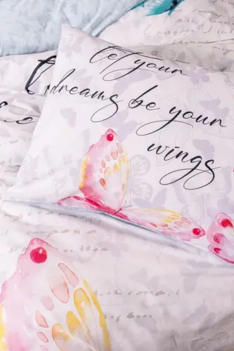 Cotton Box Genç Ranforce Nevresim Takımı Tek Kişilik Wings Mint - NEVRESIMDUNYASI (1)