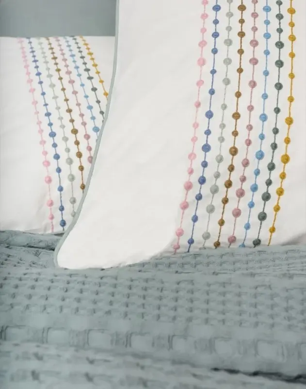 Cotton Box Aura Çift Kişilik Pike Takımı Pebble Mint - 4