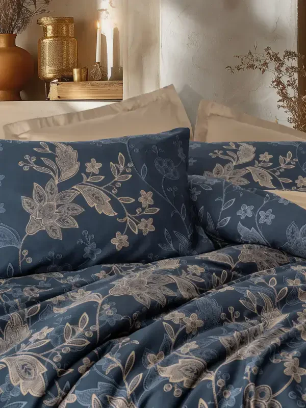 Cotton Box Noctelle Bej Saten Nevresim Takımı Çift Kişilik - 2