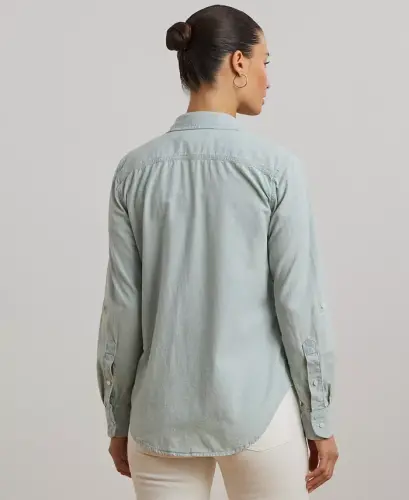 Cotton Chambray Shirt - Chambray - LAUREN RALPH LAUREN (1)