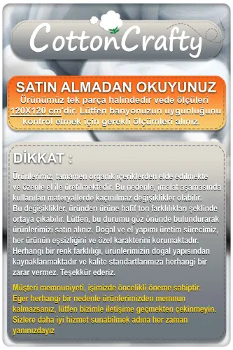 Pamuk Tafting Su Emici Banyo Paspası, Banyo Halısı LOTUS 120x120 CM KREM-Krem - 5