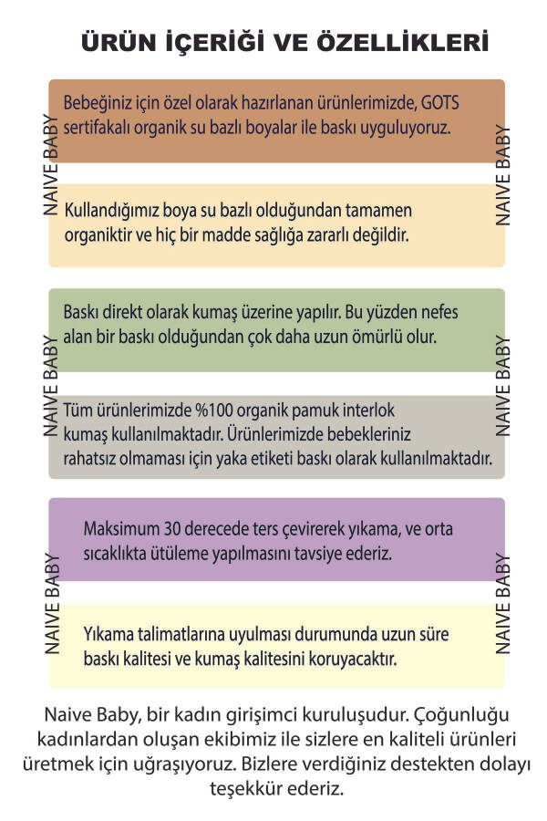 Pamuklu Bebek Body - 3'lü Teyze Seti - 9