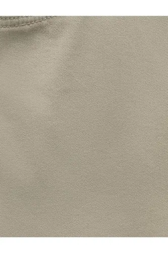 Pamuklu Straight Fit Gabardin Pantolon - Gri - 7