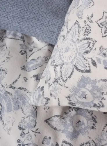 Cotton Box Flanel Nevresim Takımı Çift Kişilik Ruby Antrasit - NEVRESIMDUNYASI (1)