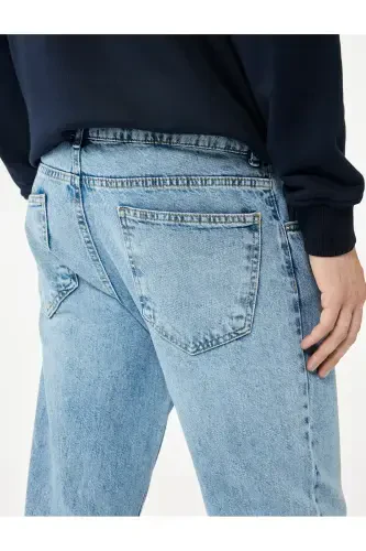 Pamuklu Normal Bel Straight Fit Jean Pantolon - Mark Jean - 3