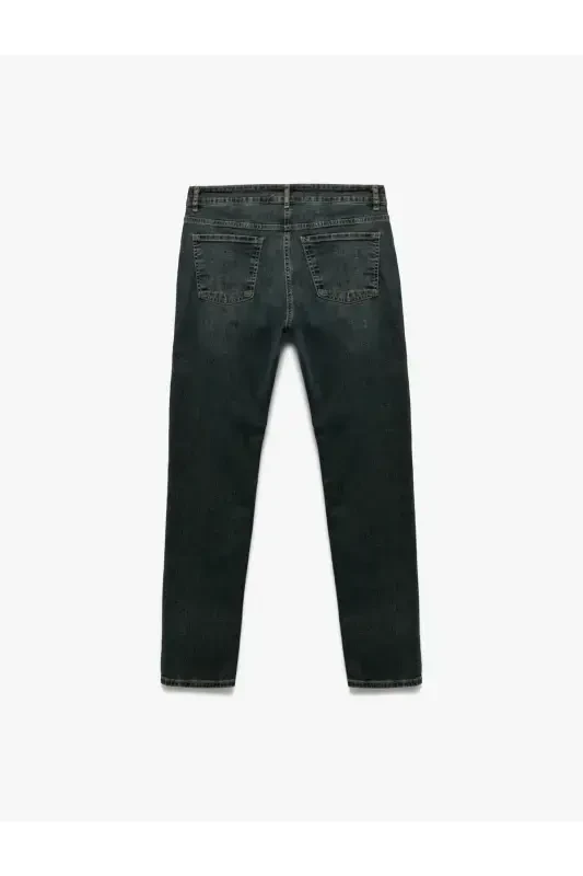 Pamuklu Normal Bel Slim Fit Jean Pantolon - Brad Jean - 5