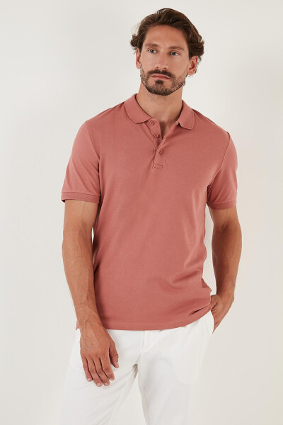 Pamuklu Regular Fit Düğmeli Polo T Shirt 4362050 - 7