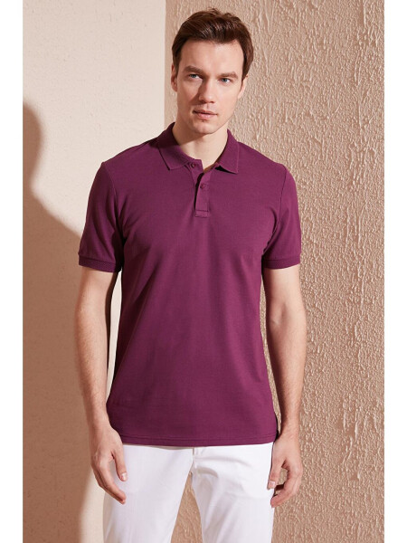 Pamuklu Regular Fit Düğmeli Polo Yaka T Shirt 5902739 - 7