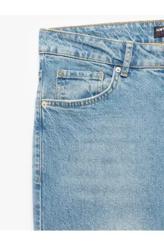 Pamuklu Slim Fit Jean Pantolon - Brad Jean - 7