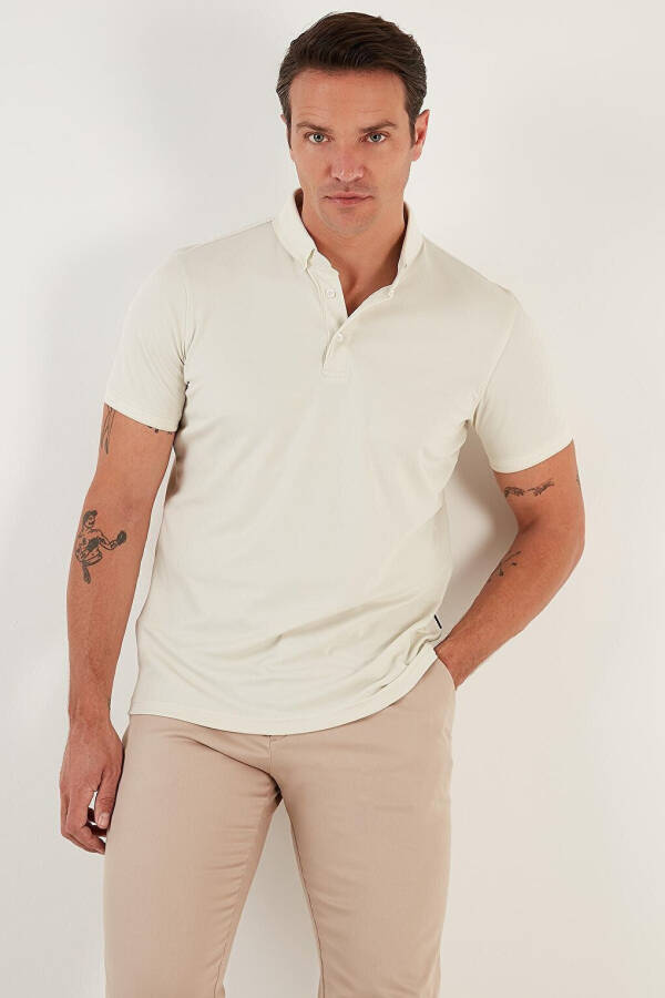 Pamuklu Slim Fit Polo T Shirt 646R1000 - 21