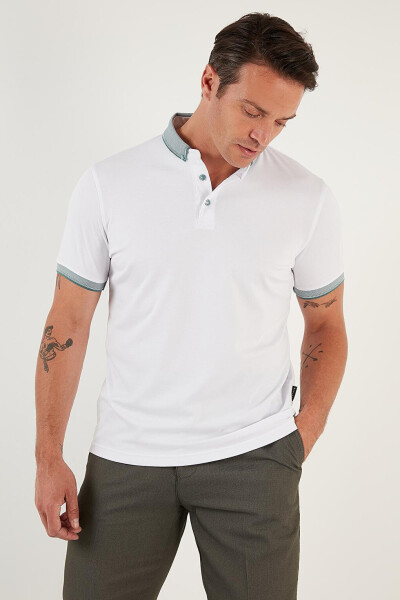 Pamuklu Slim Fit Polo T Shirt 646R4560 - 14