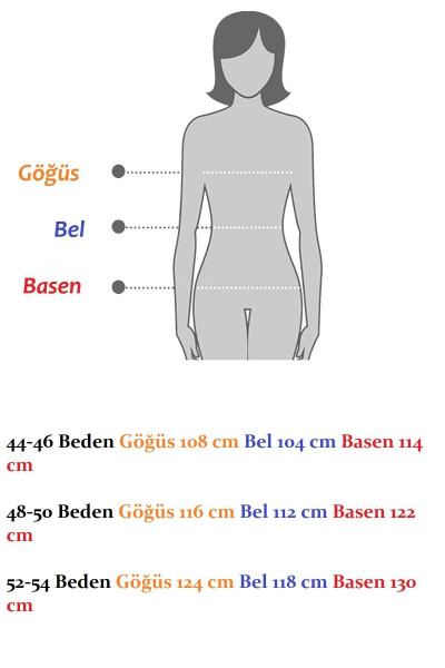 Pançolu Cepli İki Parça Kışlık Elbise 24D-2445 - Haki-60726 - 6