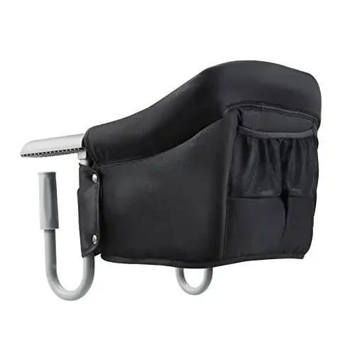 PandaEar Hook On High Chair| Portable Baby Travel Chair| Clip On Booster Seat for Dining (Black) - 35