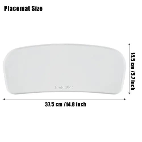 PandaEar Portable Baby Seat Travel| Ichki/tashqi foydalanish uchun kamarlar bilan ixcham katlama | Camping, plyaj, maysazor uchun ajoyib | Bolalar, bolalar, o'g'il bolalar, qizlar (Placemat bilan kulrang) - PANDAEAR (1)