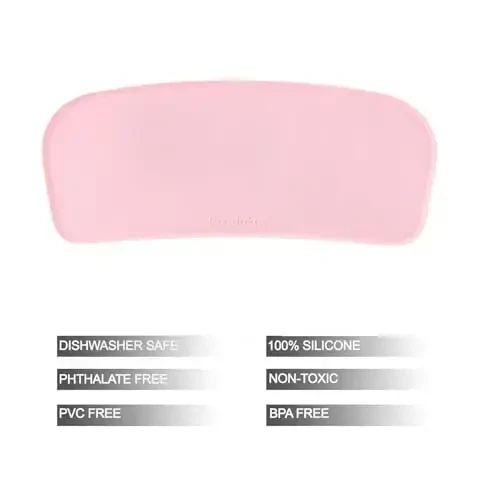 PandaEar Portable Baby Seat Travel| Ichki/tashqi foydalanish uchun kamtarona buklama va tasmali | Kemping, plyaj, gazon uchun ajoyib | Go'daklar, bolalar, o'g'il bolalar, qizlar (platem bilan, pushti) 