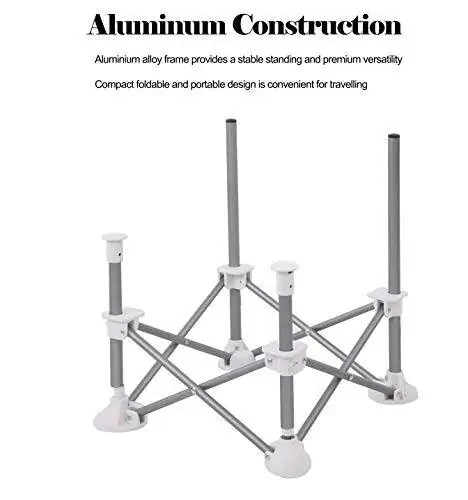 PandaEar Portable Travel Booster Seat with Tray| Folding Baby Seat Booster High Chair for Dining Table| Compact Camping Chair for Lawn, Beach Indoor/Outdoor Use| Toddlers, Kids (Pink) - 46