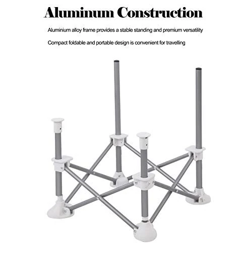 PandaEar Portable Travel Booster Seat with Tray| Folding Baby Seat Booster High Chair for Dining Table| Compact Camping Chair for Lawn, Beach Indoor/Outdoor Use| Toddlers, Kids (Pink) - 39