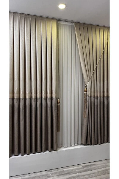 Panel Blind Cream Coffee (Single Panel) 