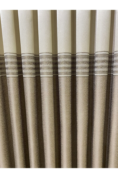 Panel Curtain Cream Cappuccino (single Wing) - 11