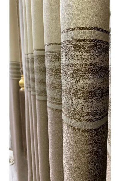 Panel Curtain Cream Cappuccino (single Wing) - 6