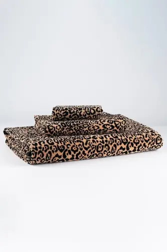 | Panthera | %100 Pamuk Misafir Havlusu - Leopar - 4