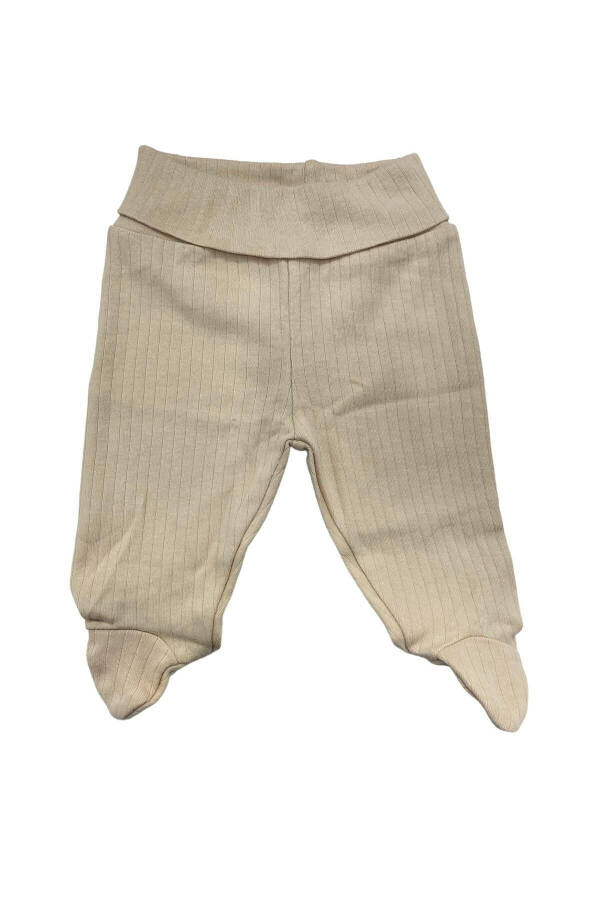 Pantolon Patikli Raporlu Basic Theme Bej - 2