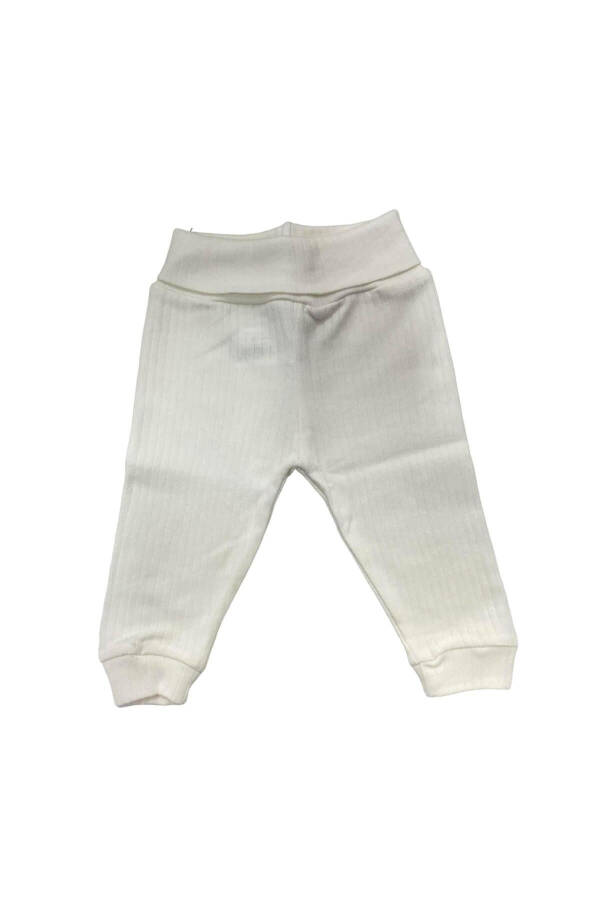 Pantolon Patiksiz Raporlu Basic Theme Ekru - 2