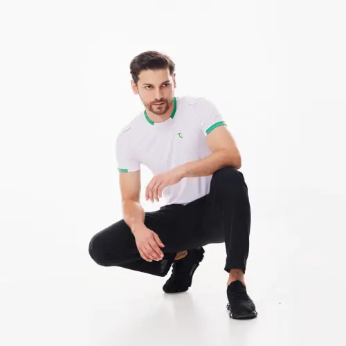 Pants - BLACK-LIME GREEN - 4