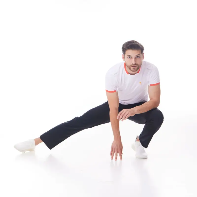 Pants - ЧЕРНО-ОРАНЖЕВЫЙ - 5