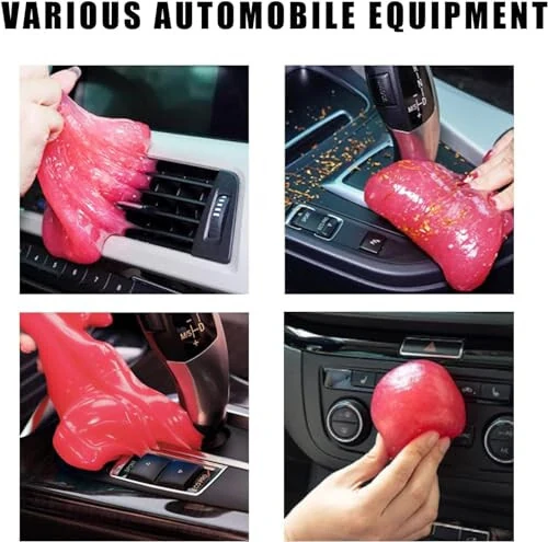 paobteiy Car Cleaning Gel,2023 Car Accessories for Women and Man, 5-Pack Car Cleaning Supplies, Universal Car Detailing Kit,Auto Car Cleaning Kit Car Interior Cleaner for PC Tablet Laptop (5) - paobteiy (1)