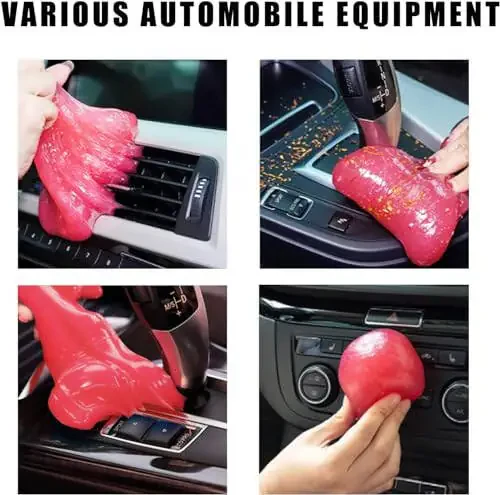 paobteiy Car Cleaning Gel,2023 Car Accessories for Women and Man, 5-Pack Car Cleaning Supplies, Universal Car Detailing Kit,Auto Car Cleaning Kit Car Interior Cleaner for PC Tablet Laptop (5) - 2