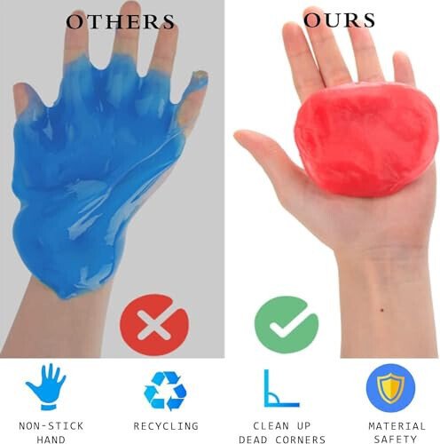 paobteiy Car Cleaning Gel,2023 Car Accessories for Women and Man, 5-Pack Car Cleaning Supplies, Universal Car Detailing Kit,Auto Car Cleaning Kit Car Interior Cleaner for PC Tablet Laptop (5) - 3