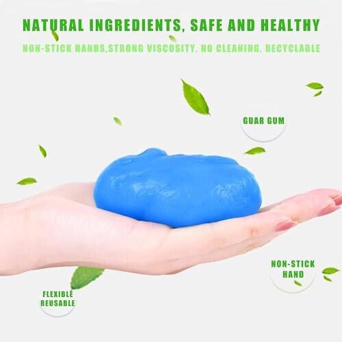 paobteiy Car Cleaning Gel,2023 Car Accessories for Women and Man, 5-Pack Car Cleaning Supplies, Universal Car Detailing Kit,Auto Car Cleaning Kit Car Interior Cleaner for PC Tablet Laptop (5) - 6