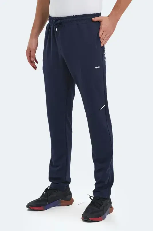 PAPA I Men's Navy Blue Tracksuit Bottoms - Navy Blue - SLAZENGER
