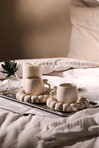 PAPATYA MODEL 2Lİ FİNCAN TAKIMI - KAHVE SUNUM TAKIMI - LALEZEN HOME (1)