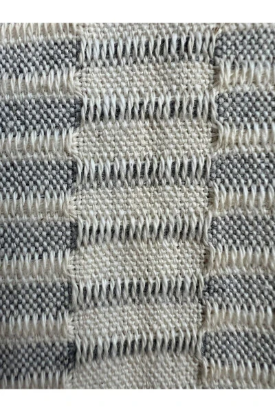 Papatya Pamuklu Peştamal Bornoz-Gri - 6