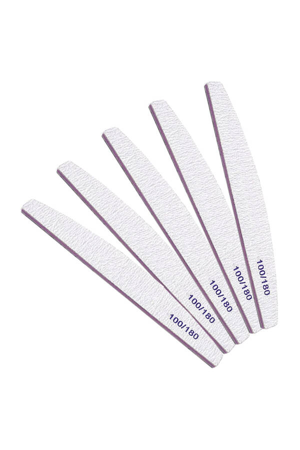 Paper Nail File for Acrylic Nails 100/180 5 Pieces - 2