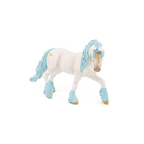 Papo Magic Unicorn with Blue Toy Figure - 5